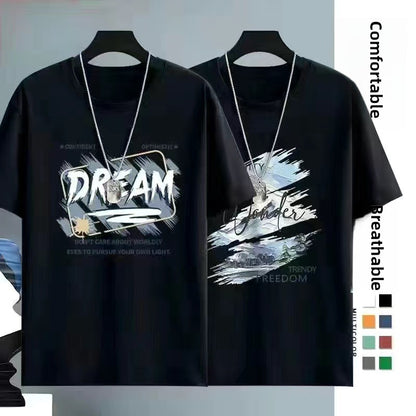 Mens Ice Silk Short Sleeve T-Shirt